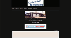 Desktop Screenshot of columbiaautoauction.biz